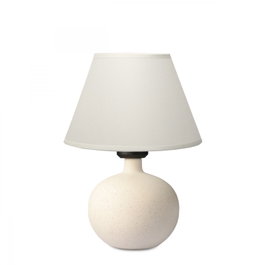 Opviq Lámpara de Mesa de Cerámica Color Crema